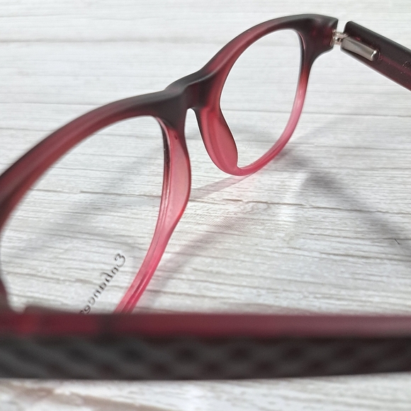 NEW Matte Black/Pink Fade Rx'able Eyeglass Frame, glasses, full rim 52-19-145 - Picture 5 of 5